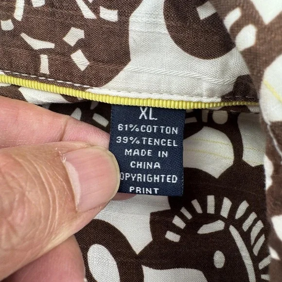 Reyn Spooner Shirt Mens XL Floral Hawaiian Button Up Aloha Tencel Blend Casual - Picture 5 of 7